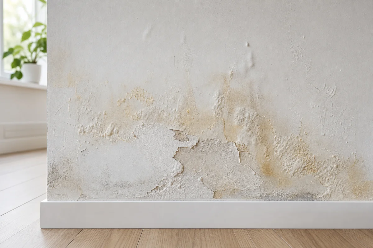 humidité dans le mur