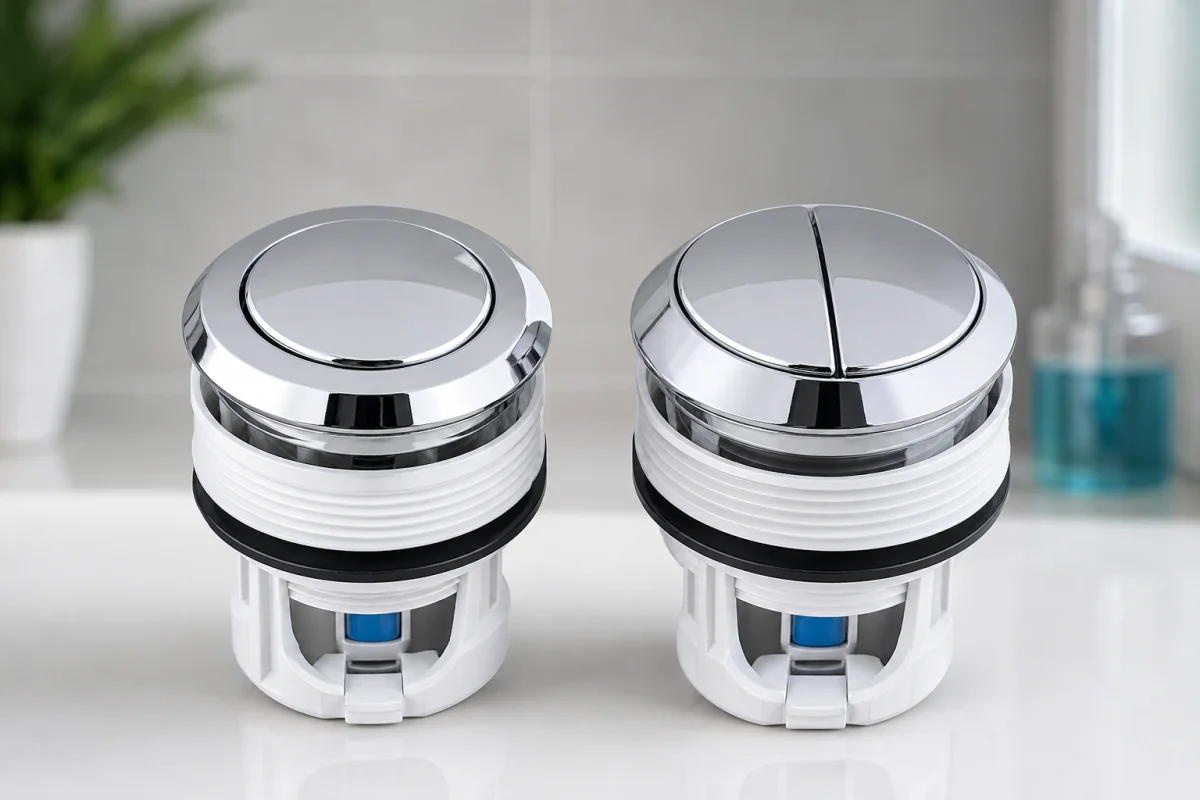 changer bouton poussoir chasse d'eau