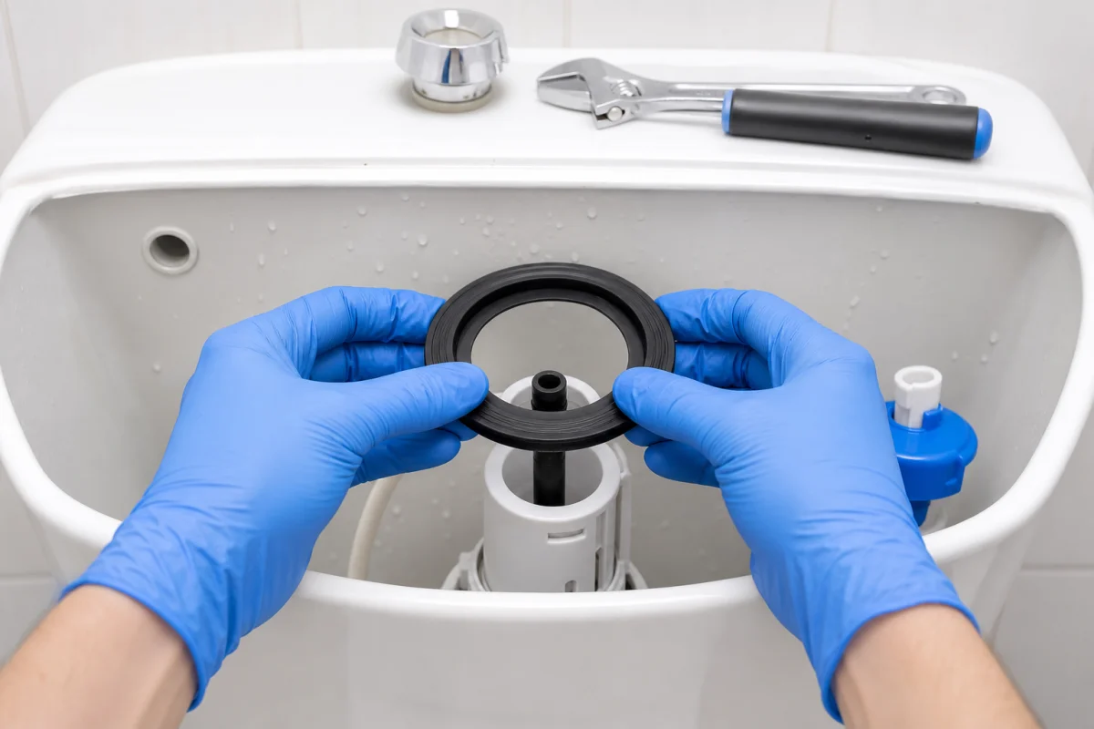 changer joint chasse d'eau