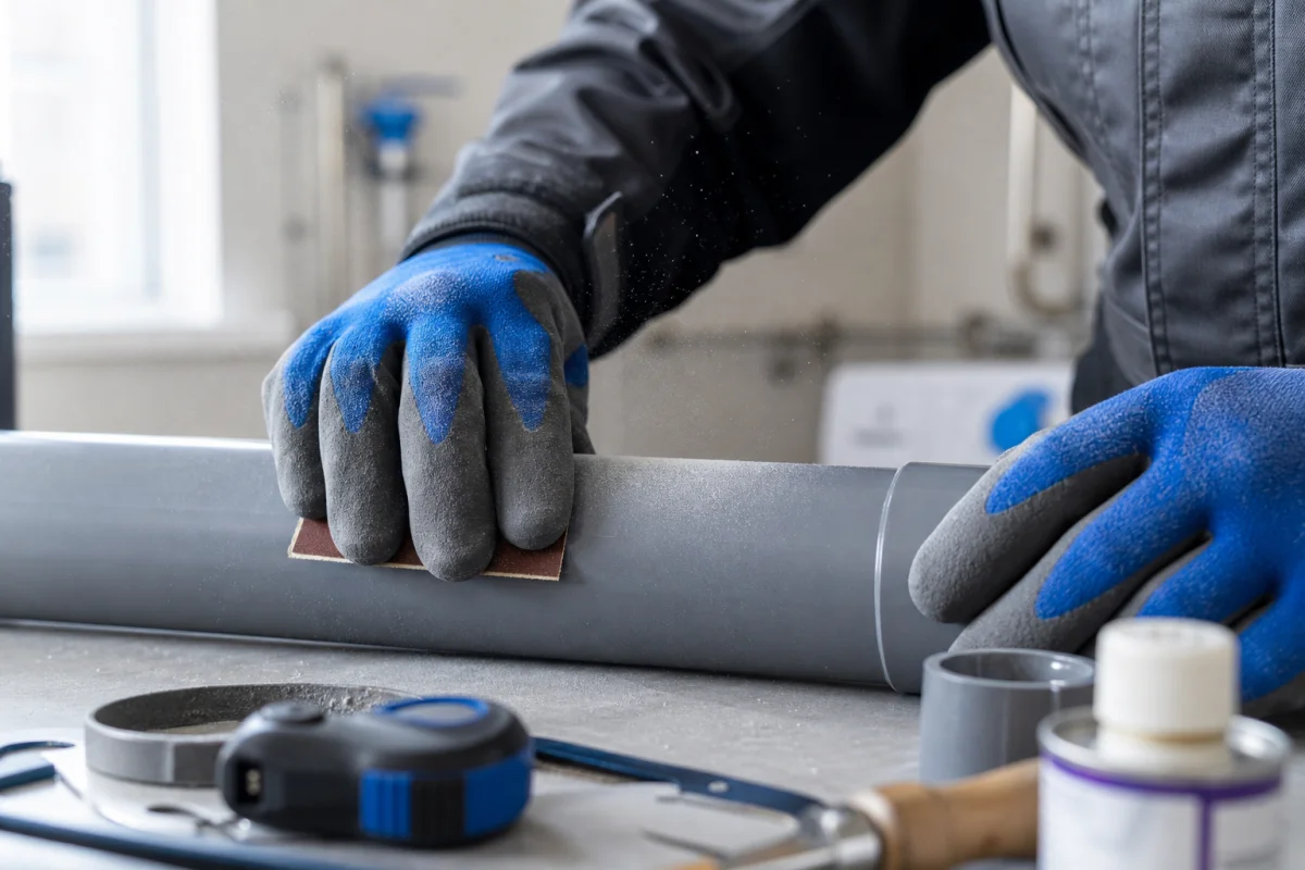 reparer fuite tuyau pvc inaccessible
