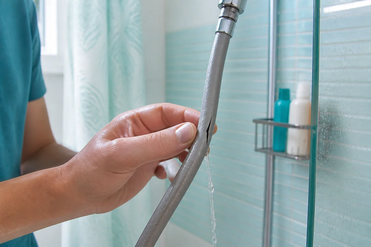 pommeau de douche qui fuit