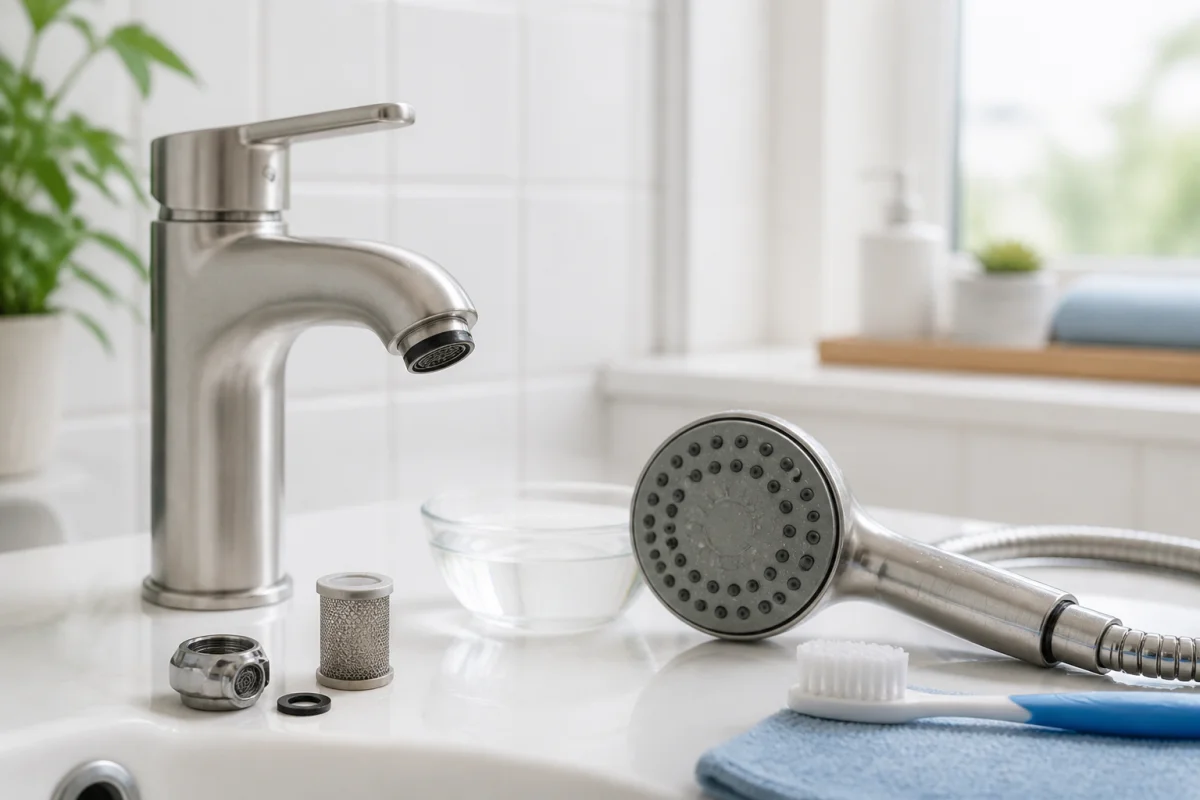 baisse pression eau après coupure