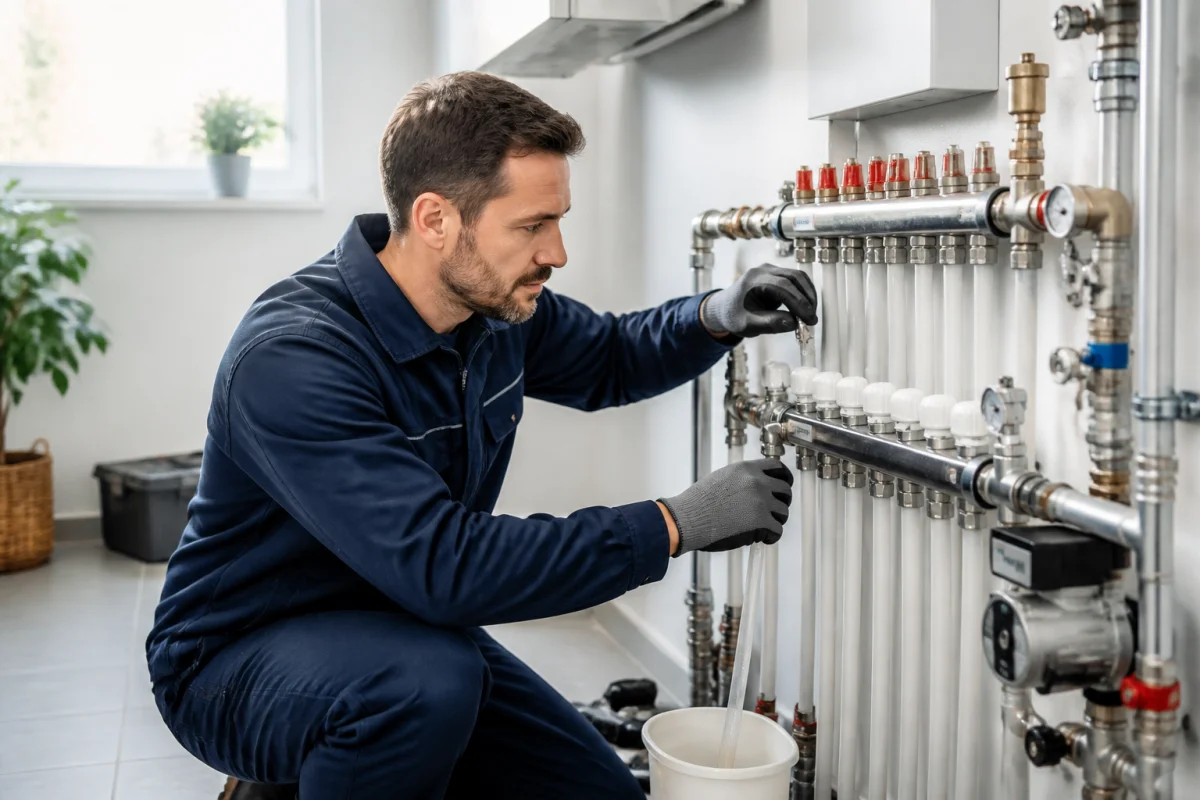 Entretien plancher chauffant pour garder un chauffage performant